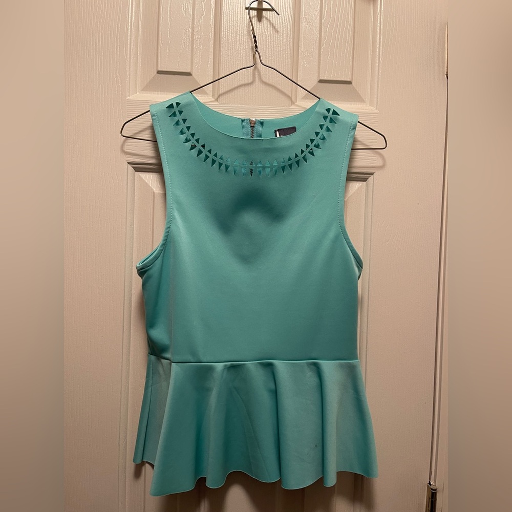 Sparkle & Fade Teal Sleeveless Dress